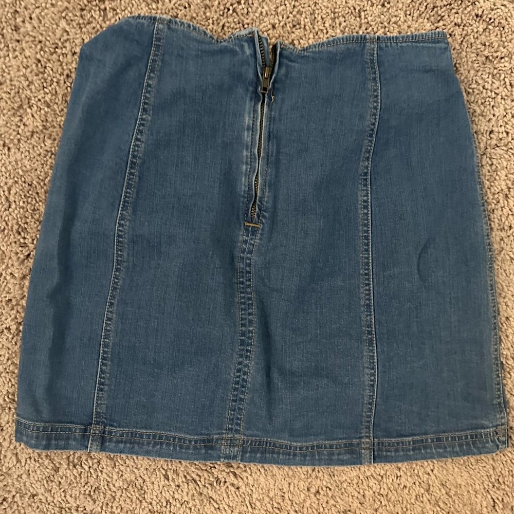 Kendall and Kylie denim mini skirt